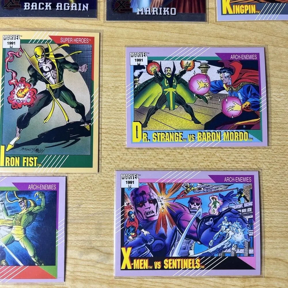 Marvel Trading Card Lot 1991 Universe 1992 Masterpieces 1995 Fleer Ultra X-Men